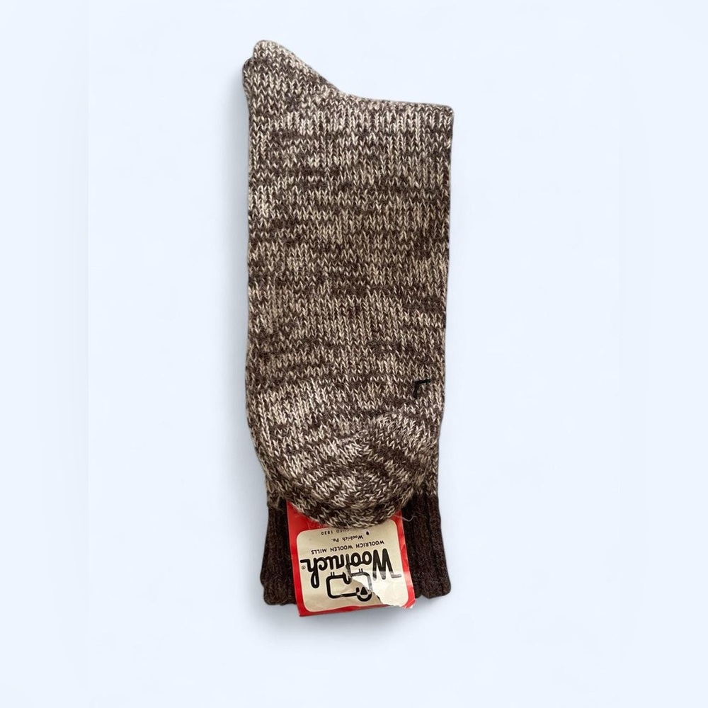 Woolrich‎ men's brown wool cable knit socks size 12-13